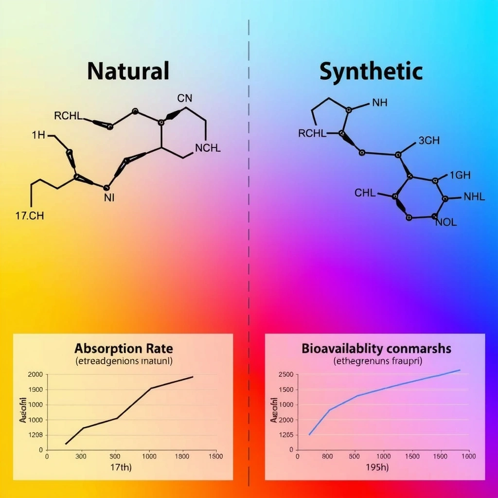 Scientific comparison of natural vs synthetic vitamin absorption