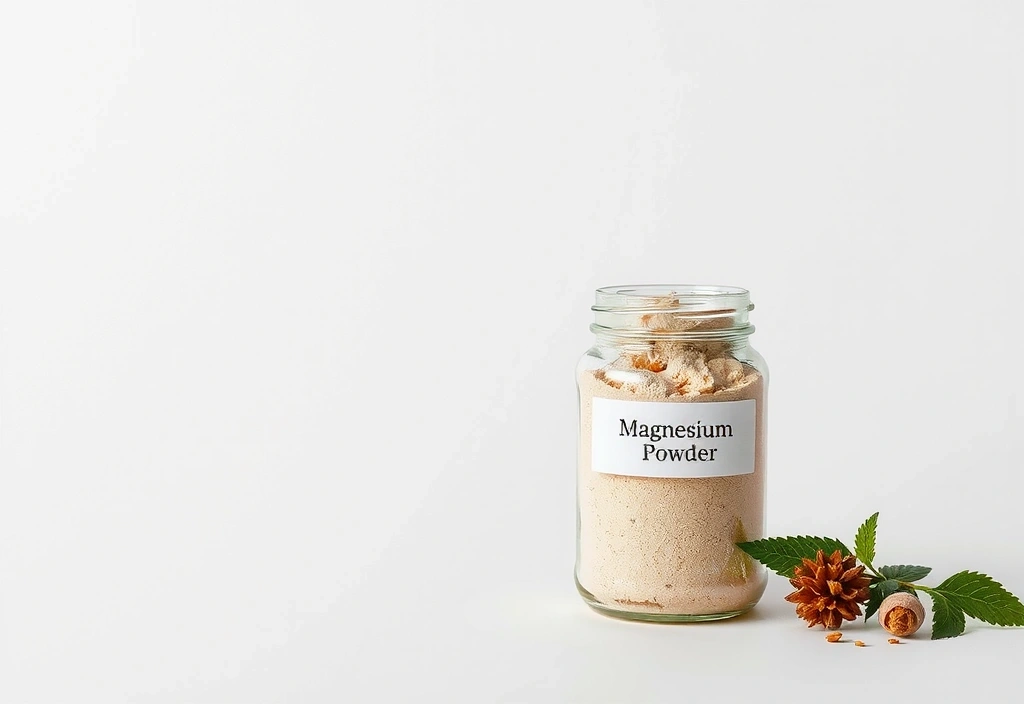 Magnesium natural supplement powder