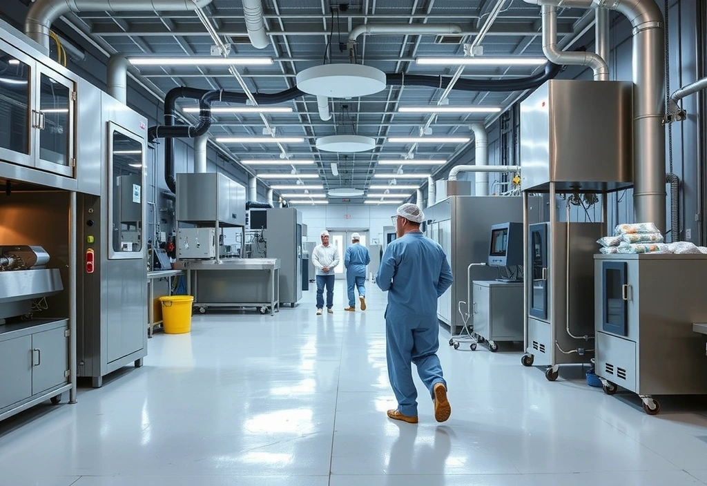 Manufacturing facility interior